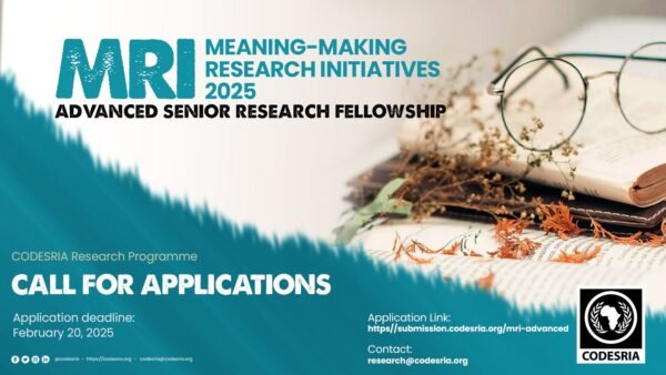 [Research Funding] CODESRIA - Advanced Senior Research : Meaning-making Research Initiatives (MRI) 2025 – Image 2