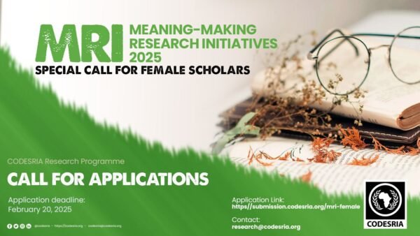 [Research Funding] CODESRIA - Special call for Female Scholars : Meaning-making Research Initiatives (MRI) 2025 – Image 2