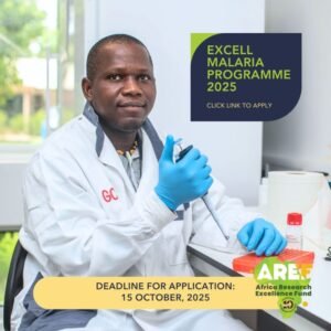 [Research Funding – October 2025] AREF Excell for Malaria Research Leadership in Africa