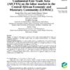 Première de couverture Analysis of the effects of the African Continental Free Trade Area (AfCFTA) on the labor market in the Central African Economic and Monetary Community (CEMAC)-images-1