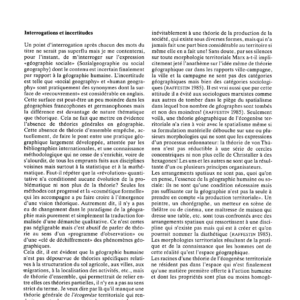 Territorialité : Concept et théorie en géographie sociale