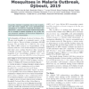 Paludisme à Djibouti : Anopheles stephensi et résistance (2019)
