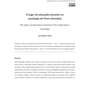 Sociologie de Pierre Bourdieu : Éducation scolaire et reproduction sociale