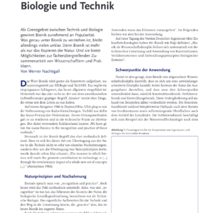 Bionique : Définition, principes et applications interdisciplinaires
