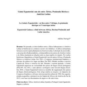 Guinée Équatoriale : Lien entre Afrique, Ibérie et Amérique Latine